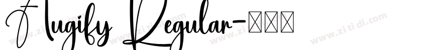 Augify Regular字体转换